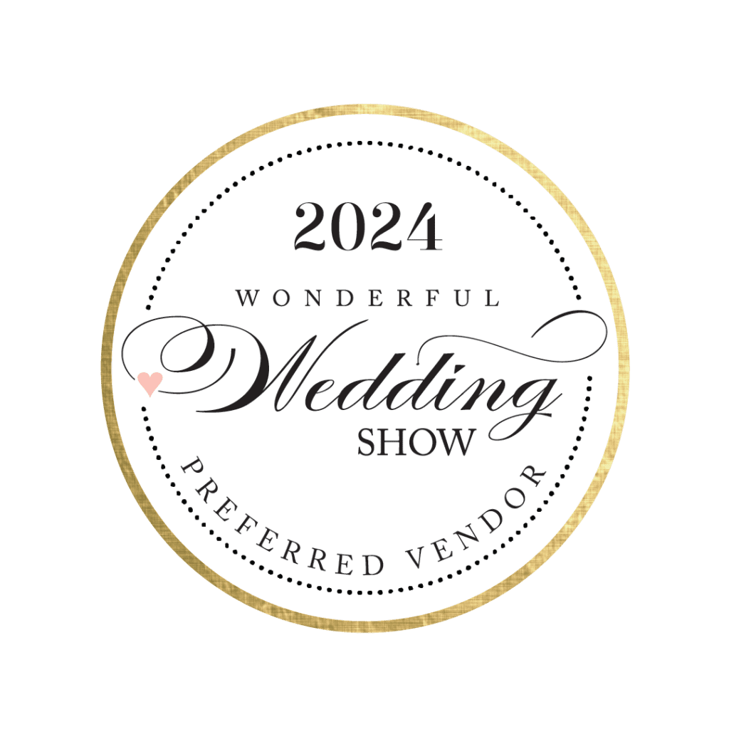 2024 Wonderful Wedding Show preferred vendor badge.