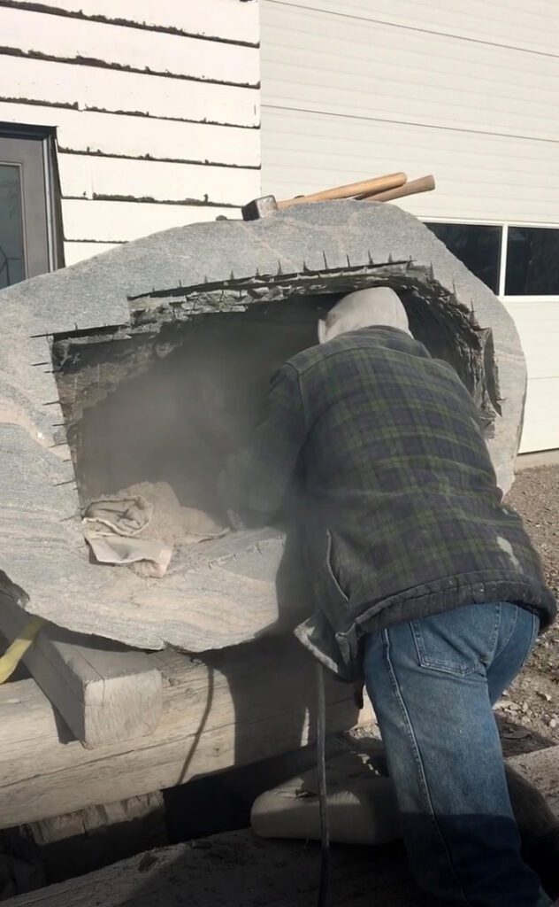 A Bison Rubbing Stone in the Prairies Gallery: How Did That Boulder Get ...