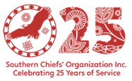 Southern Chiefs Organization 25th Anniversary logo.