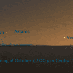 The sky on October 7, 2024.