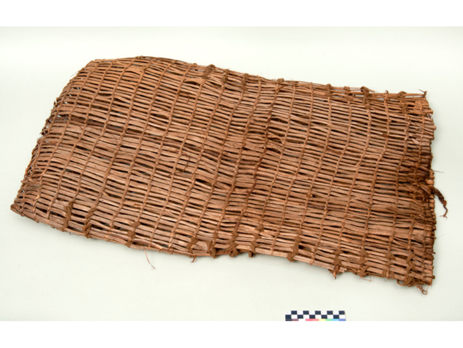A woven sheet or bag.