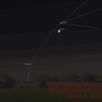 The Moon and Antares, 3 Aug 2025