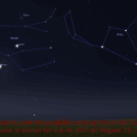 The Moon, Jupiter, and Venus gather. 5am CDT 19 Aug 2025.