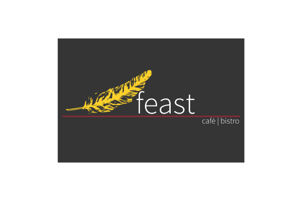 Feast Café and Bistro logo.