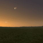 Jupiter and Venus conjunction 12 July 2025