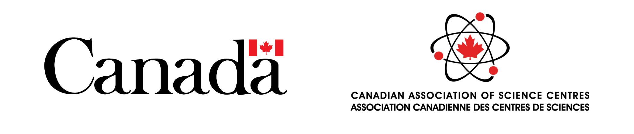 Government of Canada logo and Canadian Association of Science Centres (CASC) logo.