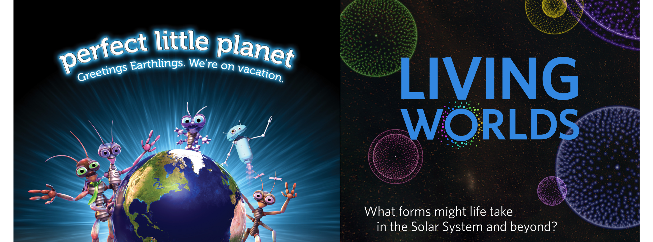 Show posters for planetarium shows 